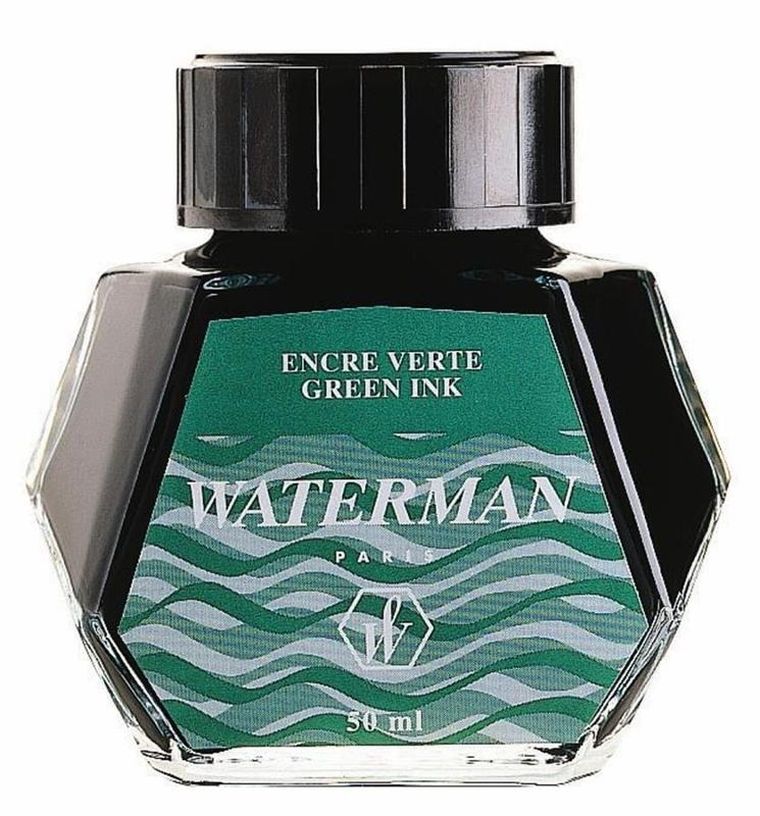 Waterman, atrament, zielony, 50 ml
