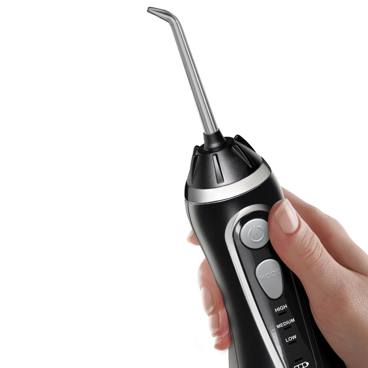 WaterPik, bezprzewodowy irygator podróżny, WP582EU, czarny