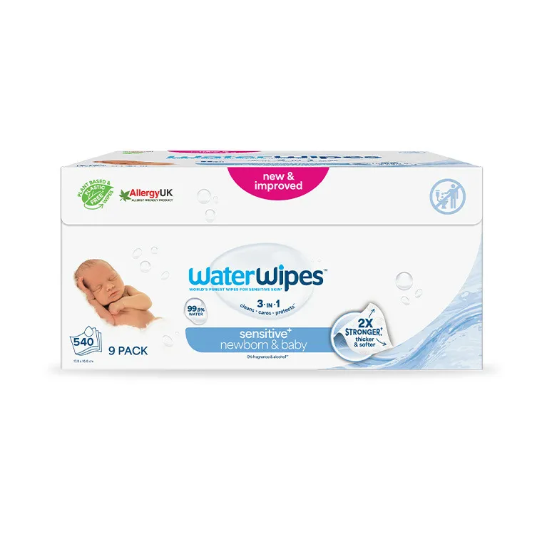 WaterWipes, BIO, chusteczki nawilżane, 9-60 szt.