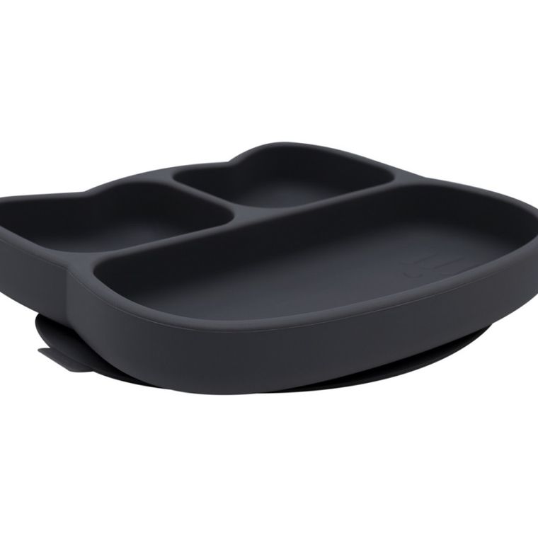 We Might Be Tiny, Kotek, silikonowy talerzyk z przyssawką, Charcoal