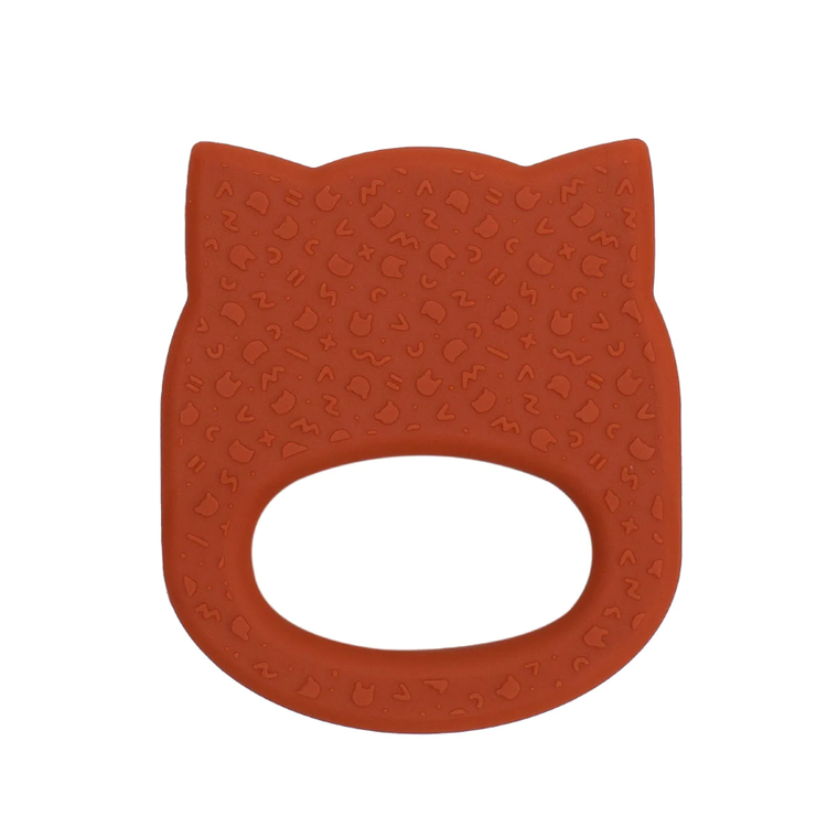 We Might be Tiny, silikonowy gryzak, Kot, Orange