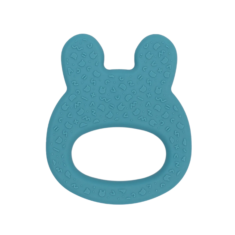 We Might be Tiny, silikonowy gryzak, Króliczek, Blue Dusk