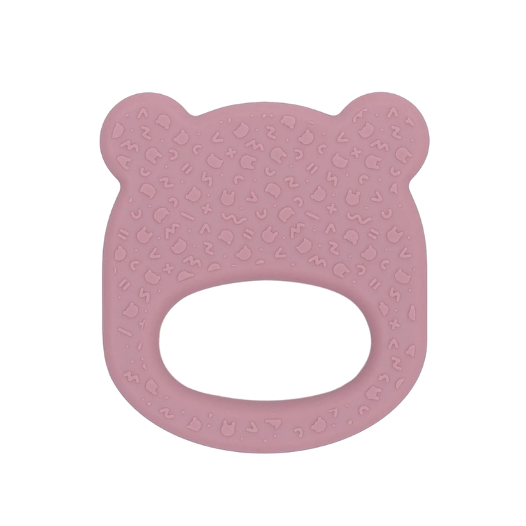 We Might be Tiny, silikonowy gryzak, Miś, Dusty Rose