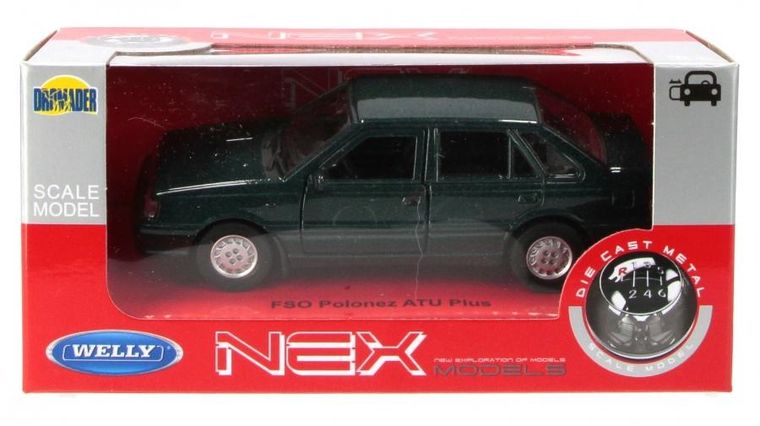 Welly, Polonez, pojazd, model metalowy, 1 szt.