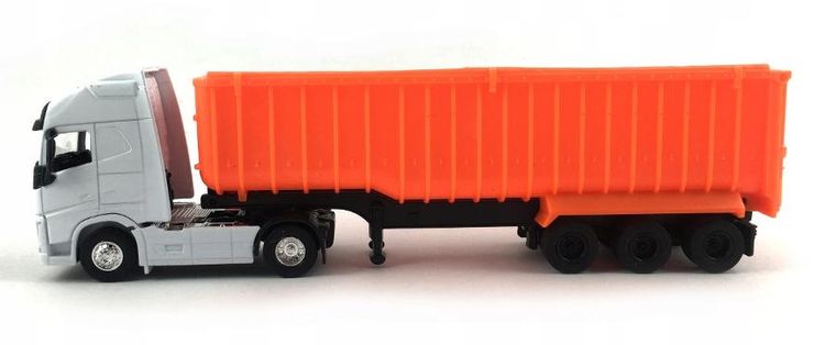 Welly, truck volvo, pojazd, 1:64