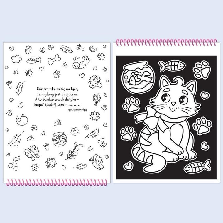 Welurkowe pupile. Dotykaj i koloruj