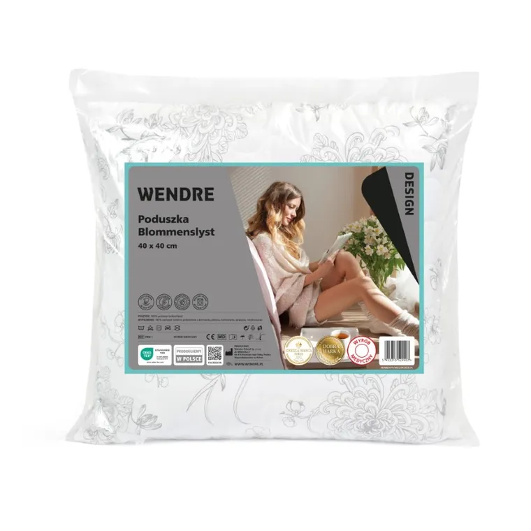 Wendre, Blommenslyst, poduszka, 40-40 cm