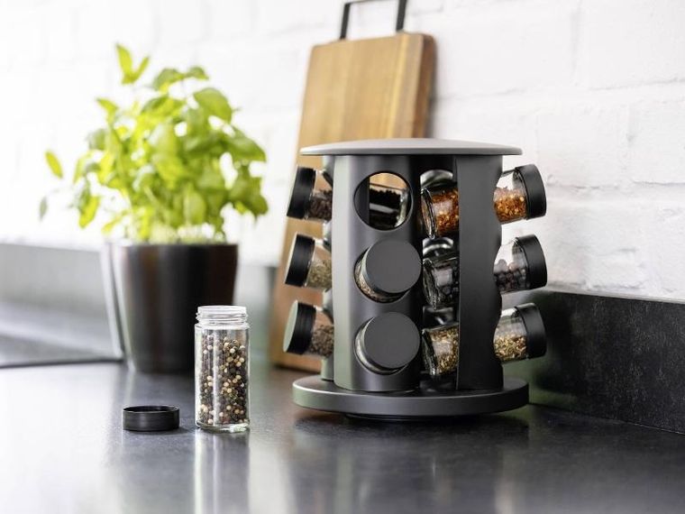 Wenko, Bruna, karuzela na przyprawy, 12 słoiczków