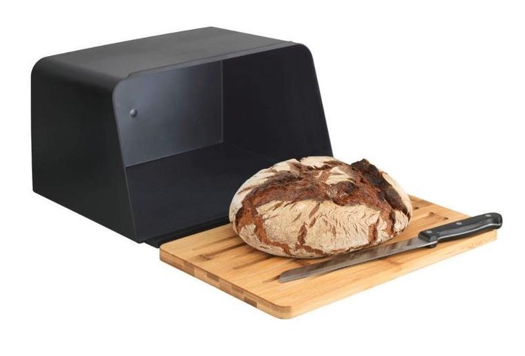 Wenko, chlebak z deską do krojenia z drewna bambusowego, Kubo