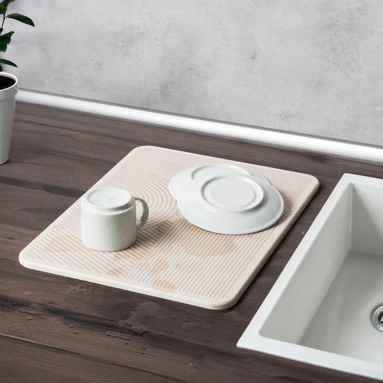 Wenko, Damon, mata do suszenia naczyń, diatomitowa, 40-30 cm