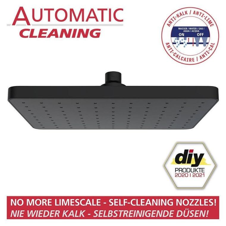 Wenko, deszczownica sufitowa z automatycznym czyszczeniem, 25-17 cm