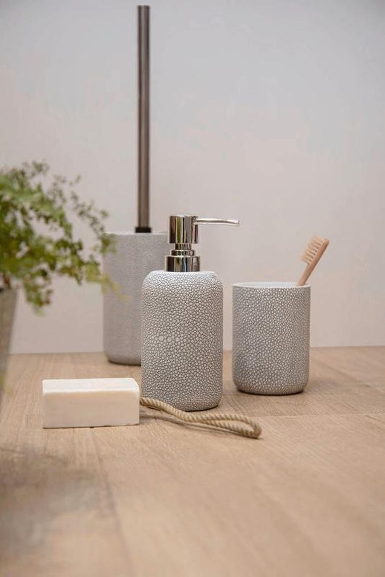 Wenko, dozownik do mydła w płynie, Raja, imitacja kamienia, 350 ml