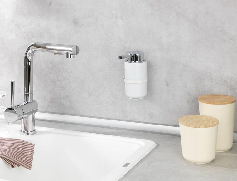 Wenko, dozownik do mydła w płynie Woya, ścienny, 250 ml