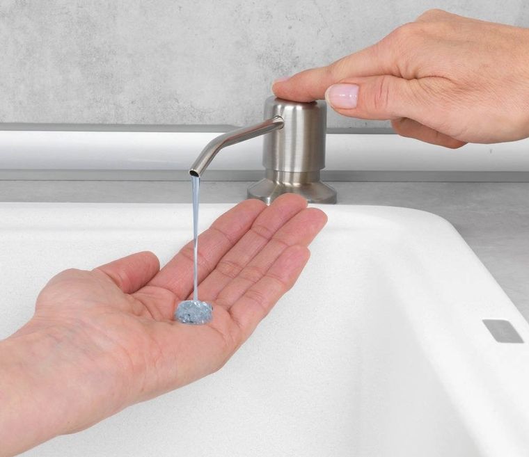 Wenko, dozownik do mydła wpuszczany w blat, Monti, 400 ml