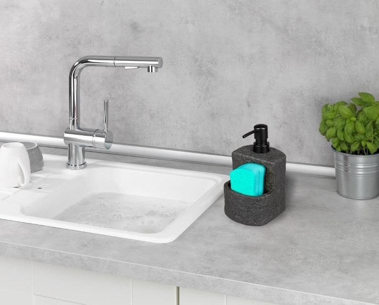 Wenko, dozownik na płynu do naczyń i gąbkę, Festival, 2w1