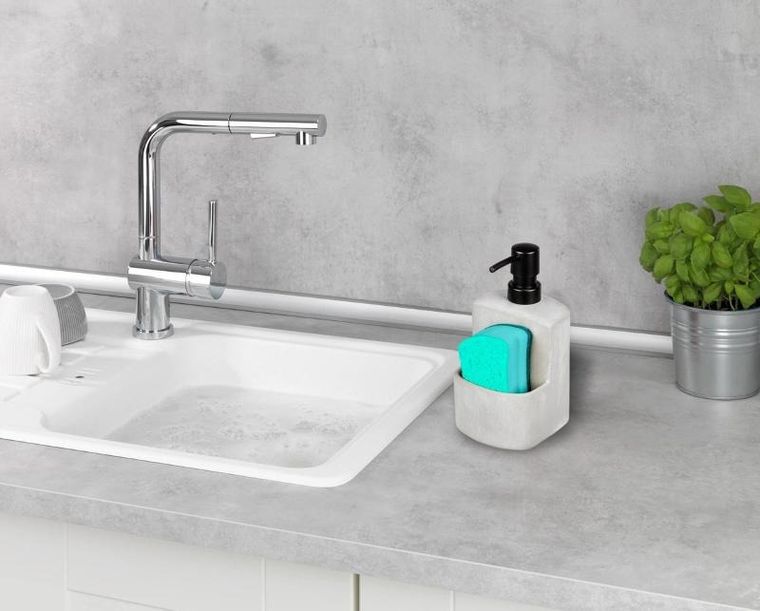 Wenko, dozownik na płynu do naczyń i gąbkę, Festival, 2w1