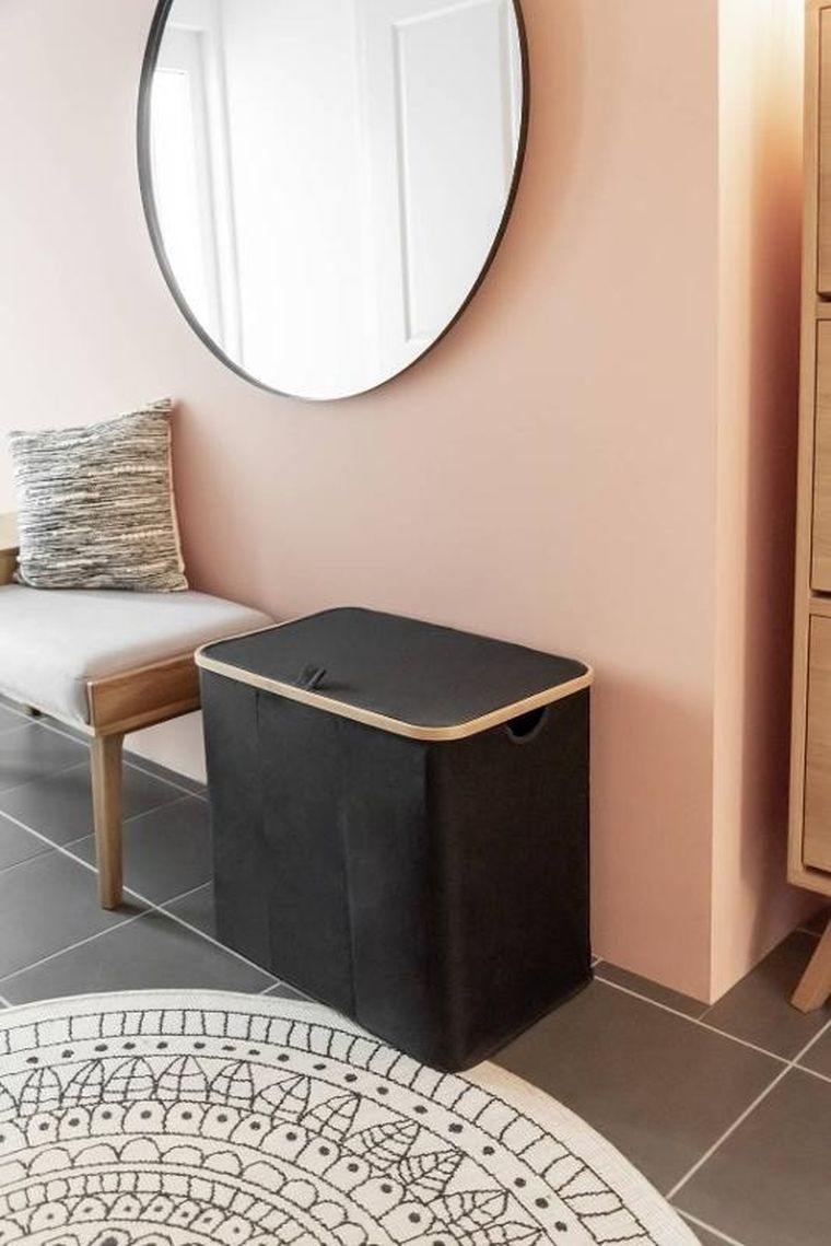 Wenko, kosz na pranie, bambus, 57-50-37, Trio Ecori