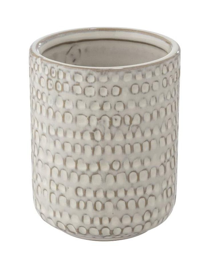 Wenko, kubek ceramiczny na szczoteczki do zębów, Pergole Cream