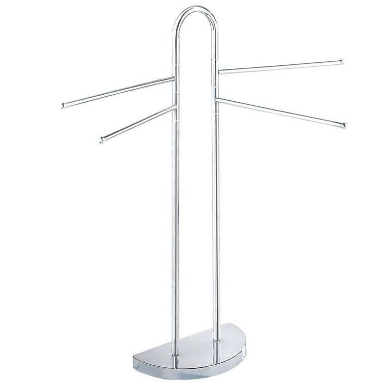 Wenko, łazienkowy stojak na ręczniki, 4 ramienny, chromowany