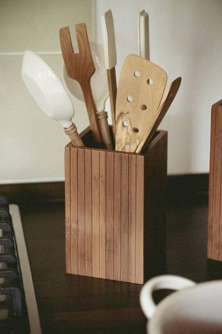 Wenko, Mera, bambusowy stojak na akcesoria kuchenne