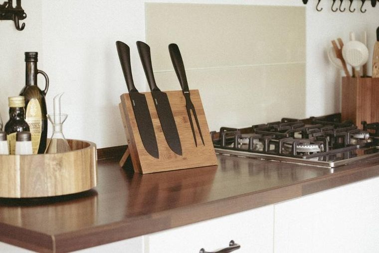 Wenko, Mesina, magnetyczny stojak na noże, bambus