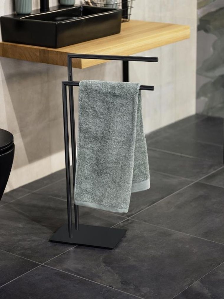 wenko, metalowy wieszak na ręczniki recco, dwuramienny