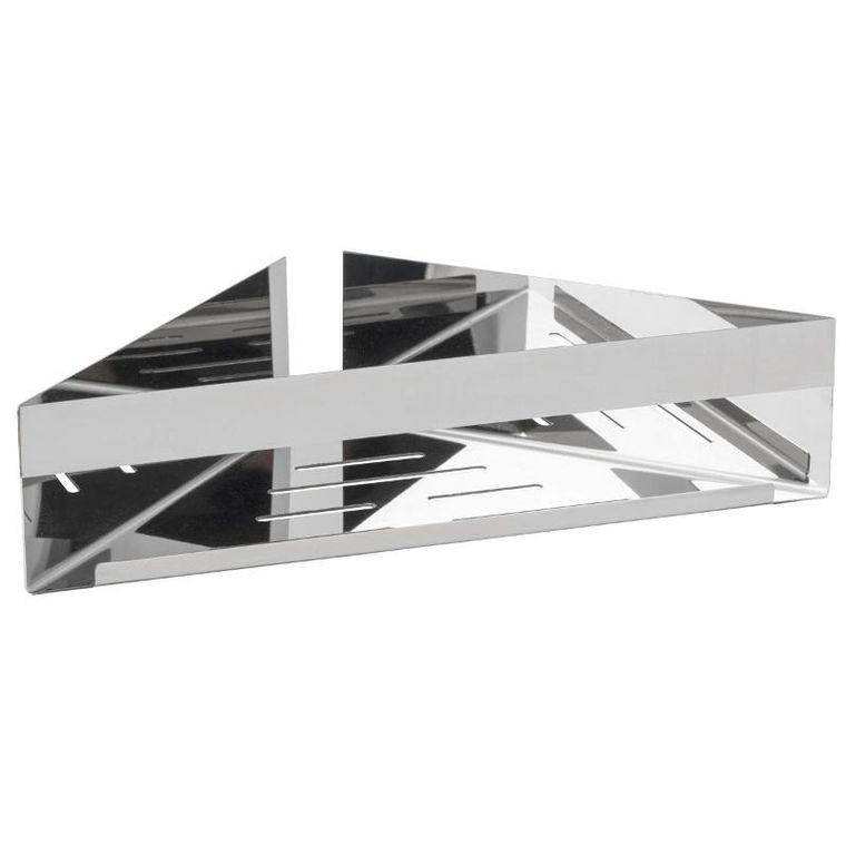 Wenko, narożna półka łazienkowa, Genova, montaż bez wiercenia Turbo-Loc