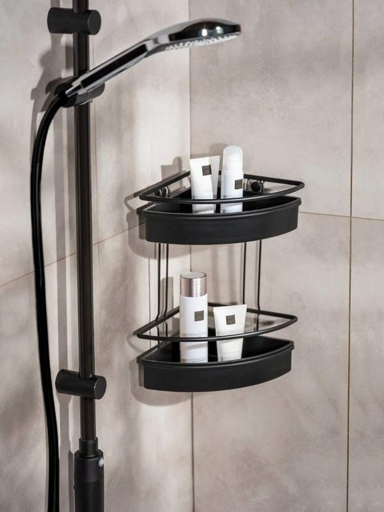 Wenko, narożna półka łazienkowa, Molinella, 2 poziomy