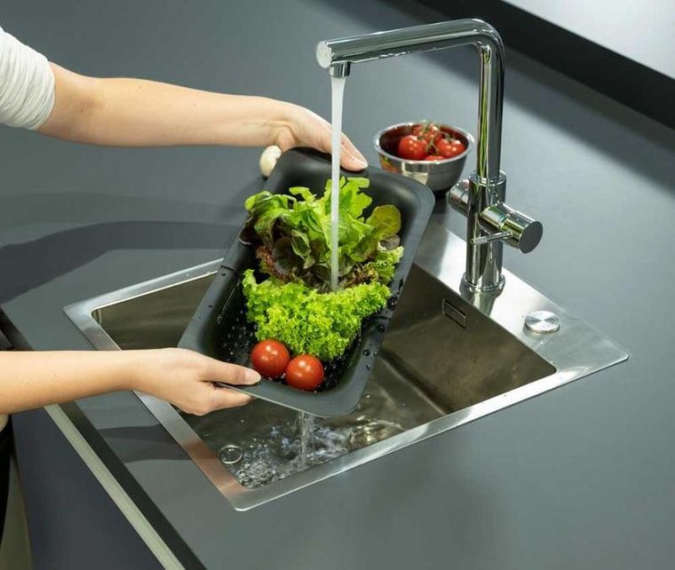 Wenko, organizer rozsuwany do zlewu, Sivo, 37-50 cm