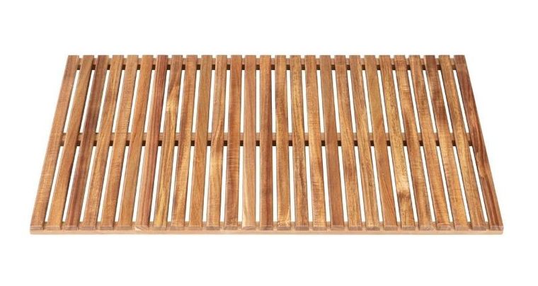 Wenko, podest łazienkowy, akacja, 55-85 cm