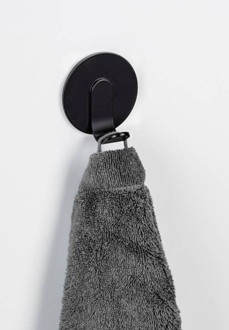 Wenko, pojedynczy haczyk na ręczniki bivio, montaż bez wiercenia