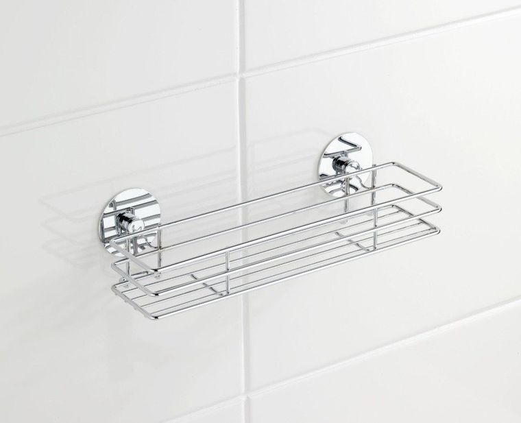 Wenko, półka kuchenna na przyprawy, TurboFix, stal chromowana