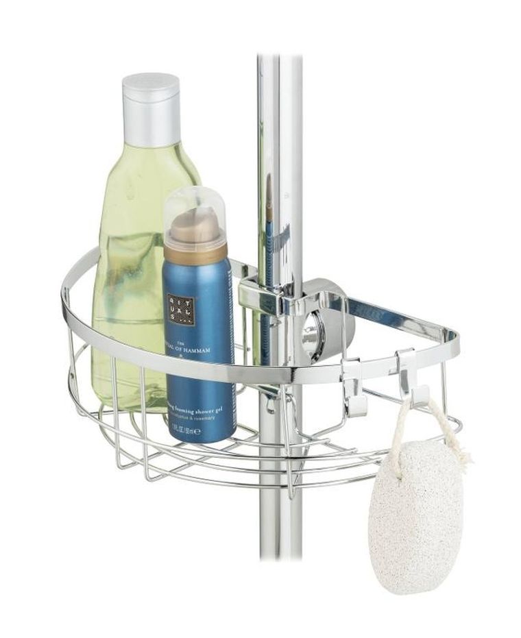 Wenko, półka prysznicowa na drążek, Floresta Round