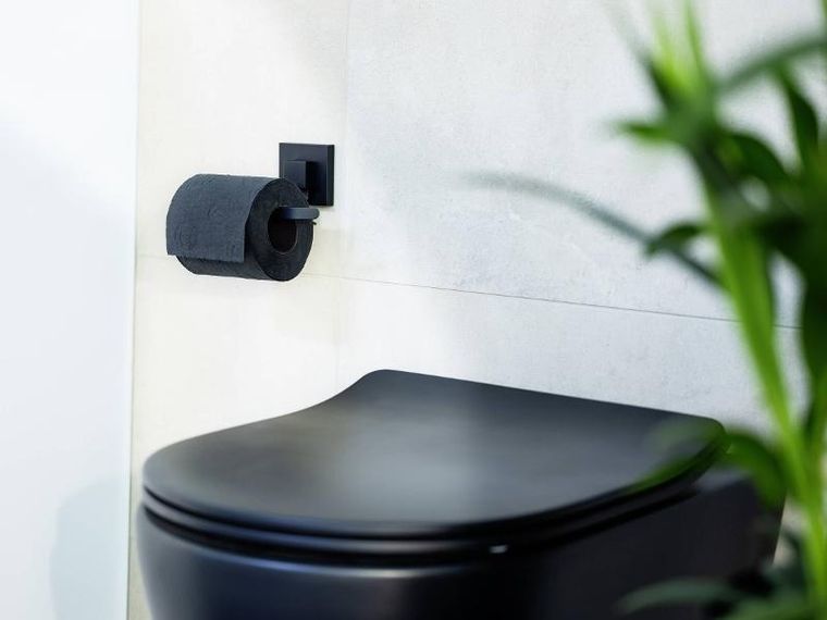 Wenko, Quadro, uchwyt na papier toaletowy, metalowy, montaż bez wiercenia