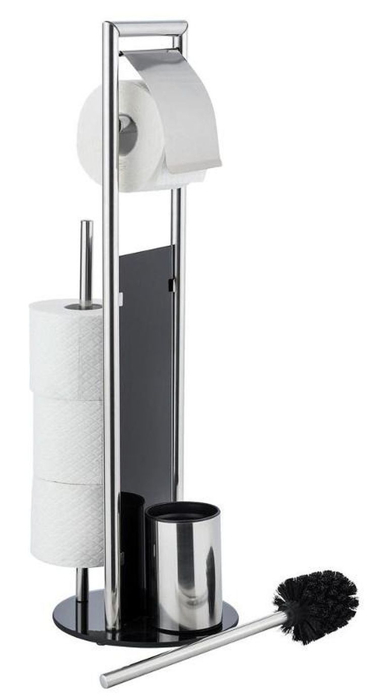 Wenko, Ravina, stojak na papier toaletowy i szczotkę wc, 3w1