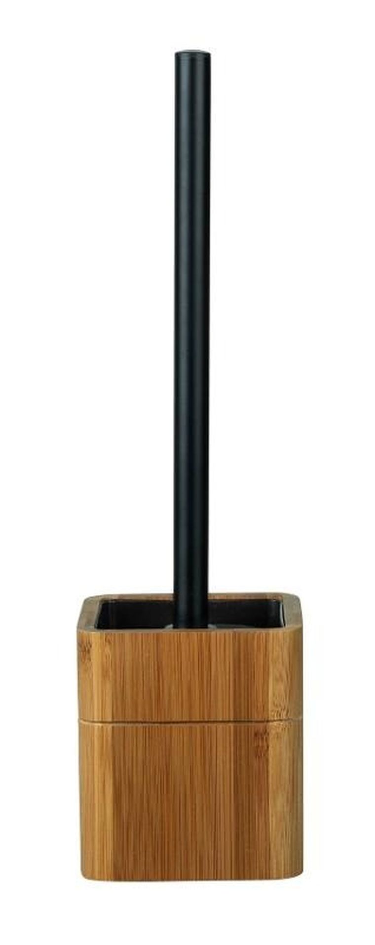Wenko, Serro, szczotka WC z pojemnikiem z twardego bambusa