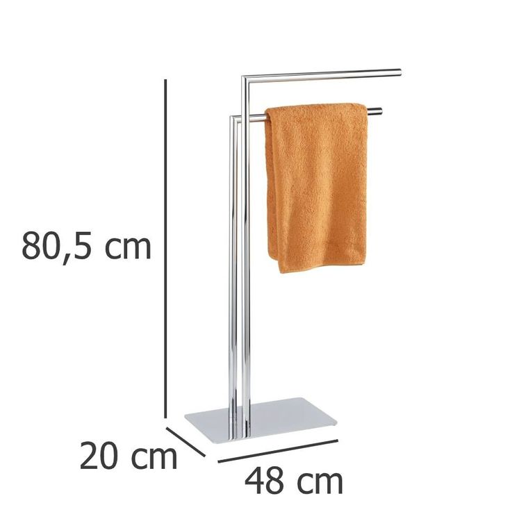 Wenko, stojak łazienkowy na ręczniki Recco, 2 ramiona