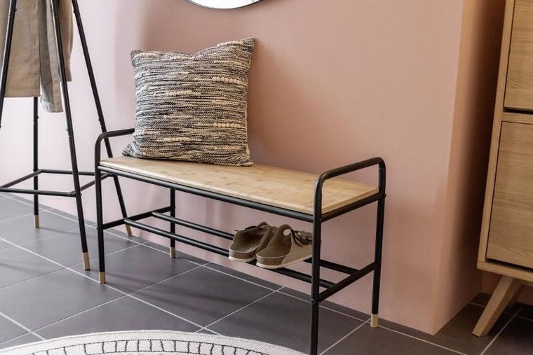 Wenko, szafka na buty z bambusową półką, 80-50-33.5 cm, Loft