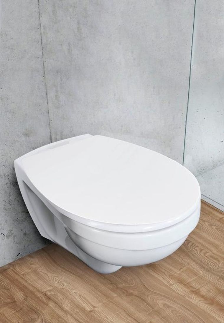 Wenko, Tavola, wolnoopadająca deska sedesowa, biała, 45-36,5 cm
