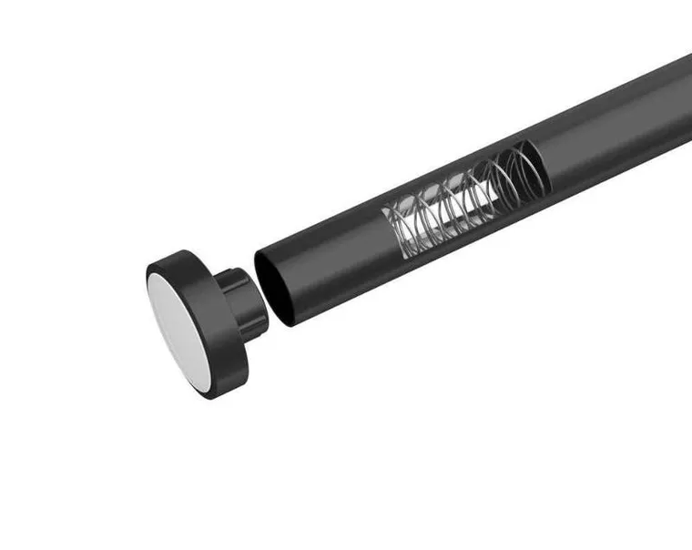 Wenko, teleskopowy drążek prysznicowy, Luz, Ø 2,8 cm, 110-185 cm