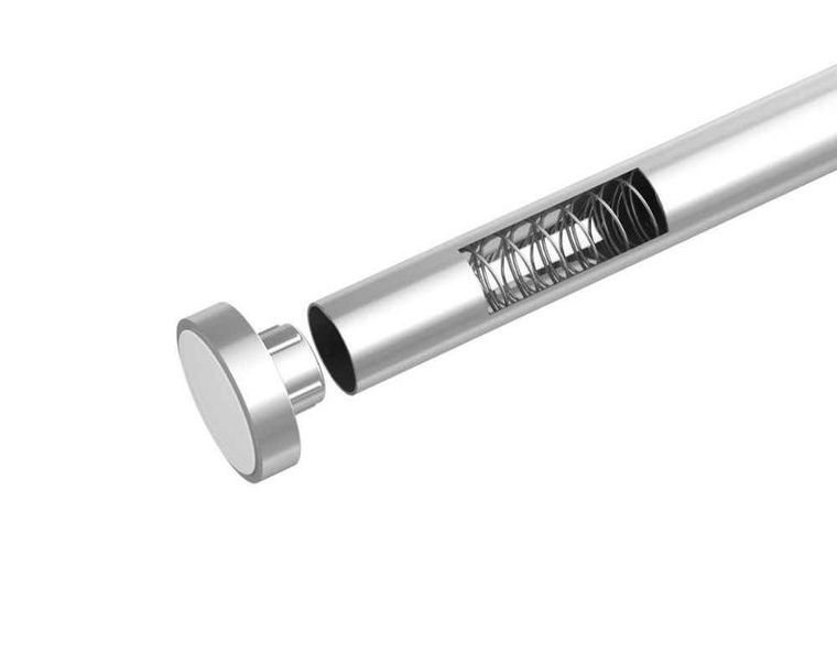 Wenko, teleskopowy drążek prysznicowy, Luz, Ø 2,8 cm, 70-115 cm, chrom