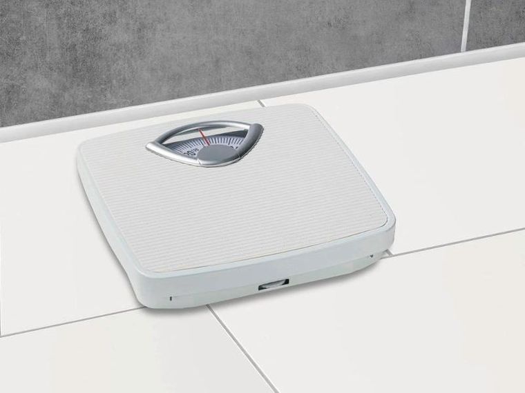 Wenko, Waga łazienkowa, metalowa, 27-26,5 cm