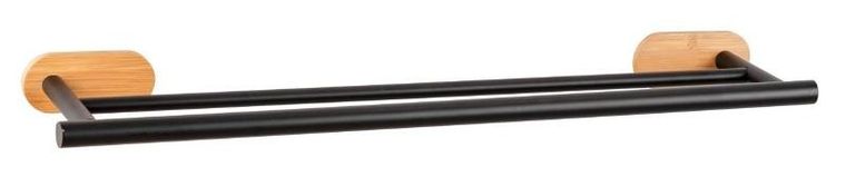 Wenko, wieszak łazienkowy na ręczniki duo, Orea, turbo-loc, 60 cm