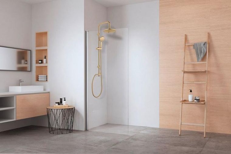 Wenko, Young, kolumna prysznicowa, złota, 3 funkcyjna