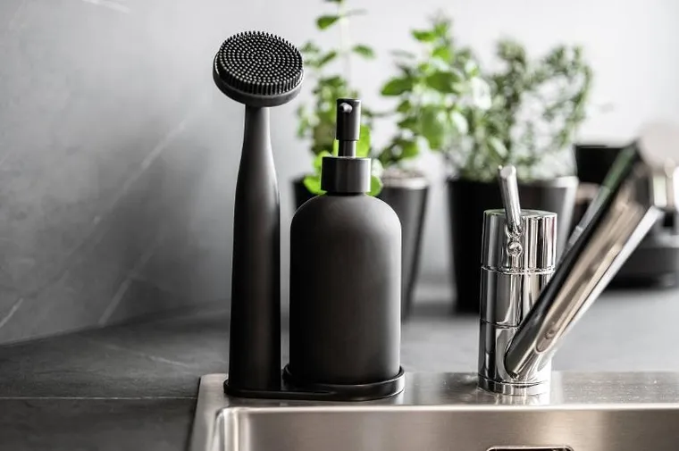 Wenko, zestaw kuchenny, dozownik, 400 ml i szczotka, Piedo