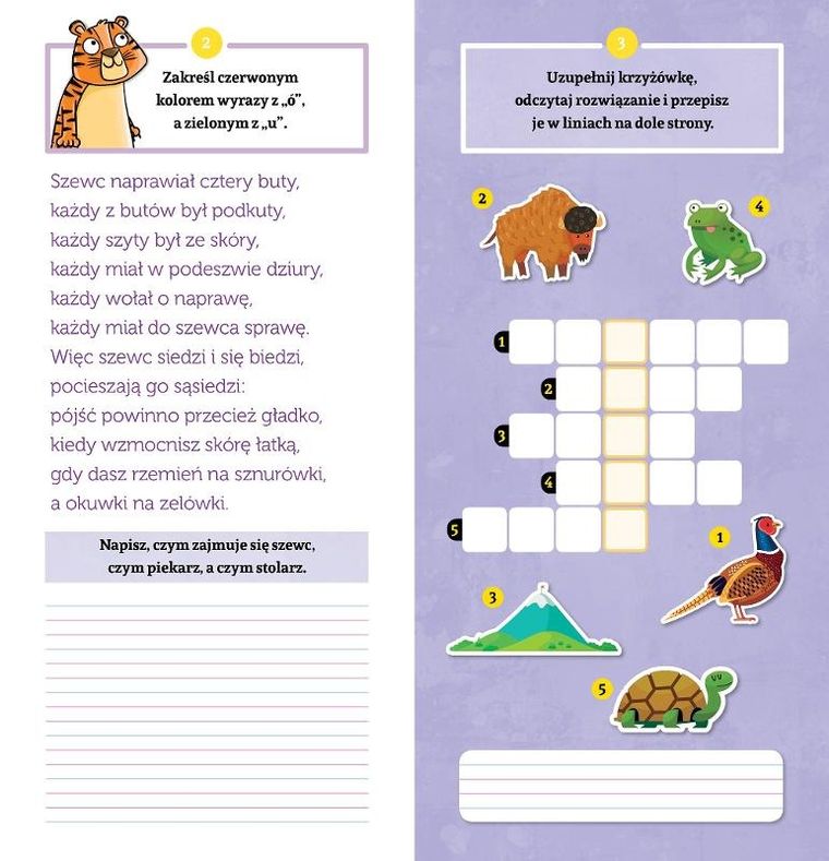 Wesoła ortografia. Ćwiczenia z naklejkami. Klasa 2