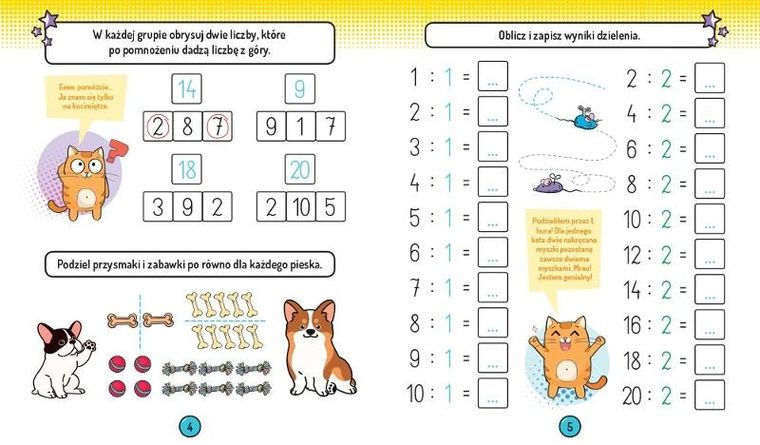 Wesoła tabliczka mnożenia z pisakiem. Piszę i zmazuję od 8 lat