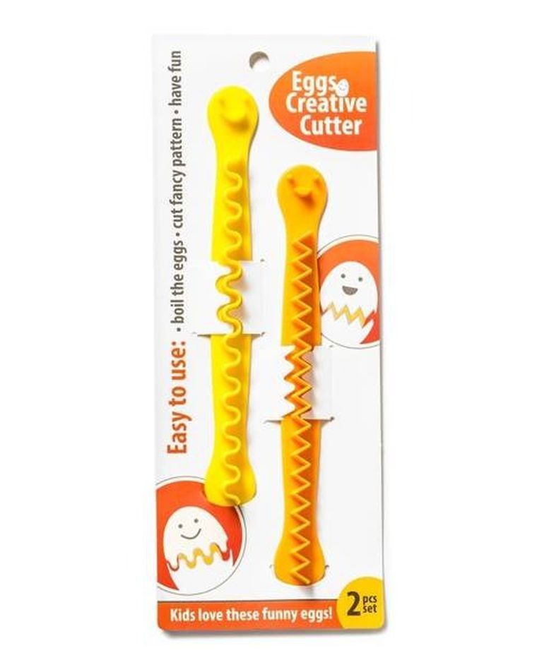 Wesołe jaja, wykrawaczki do jajek, 2 szt.