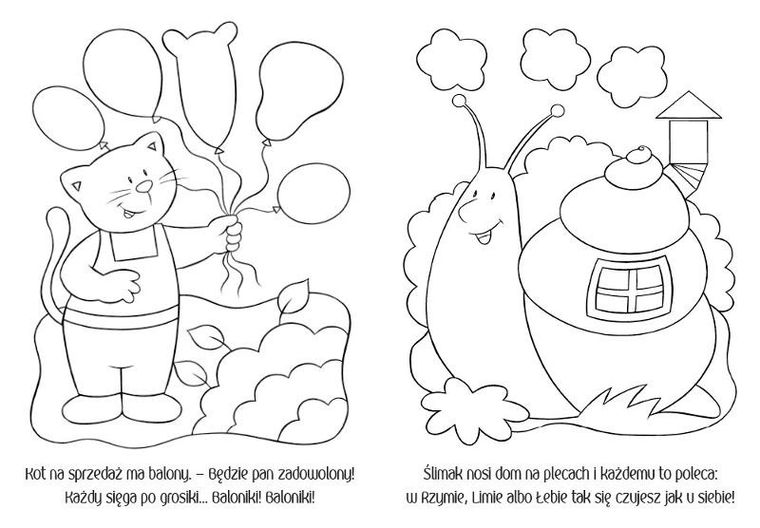 Wesołe kolorowanki z liskiem