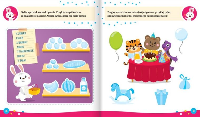 Wesołe zadania z królikiem magikiem